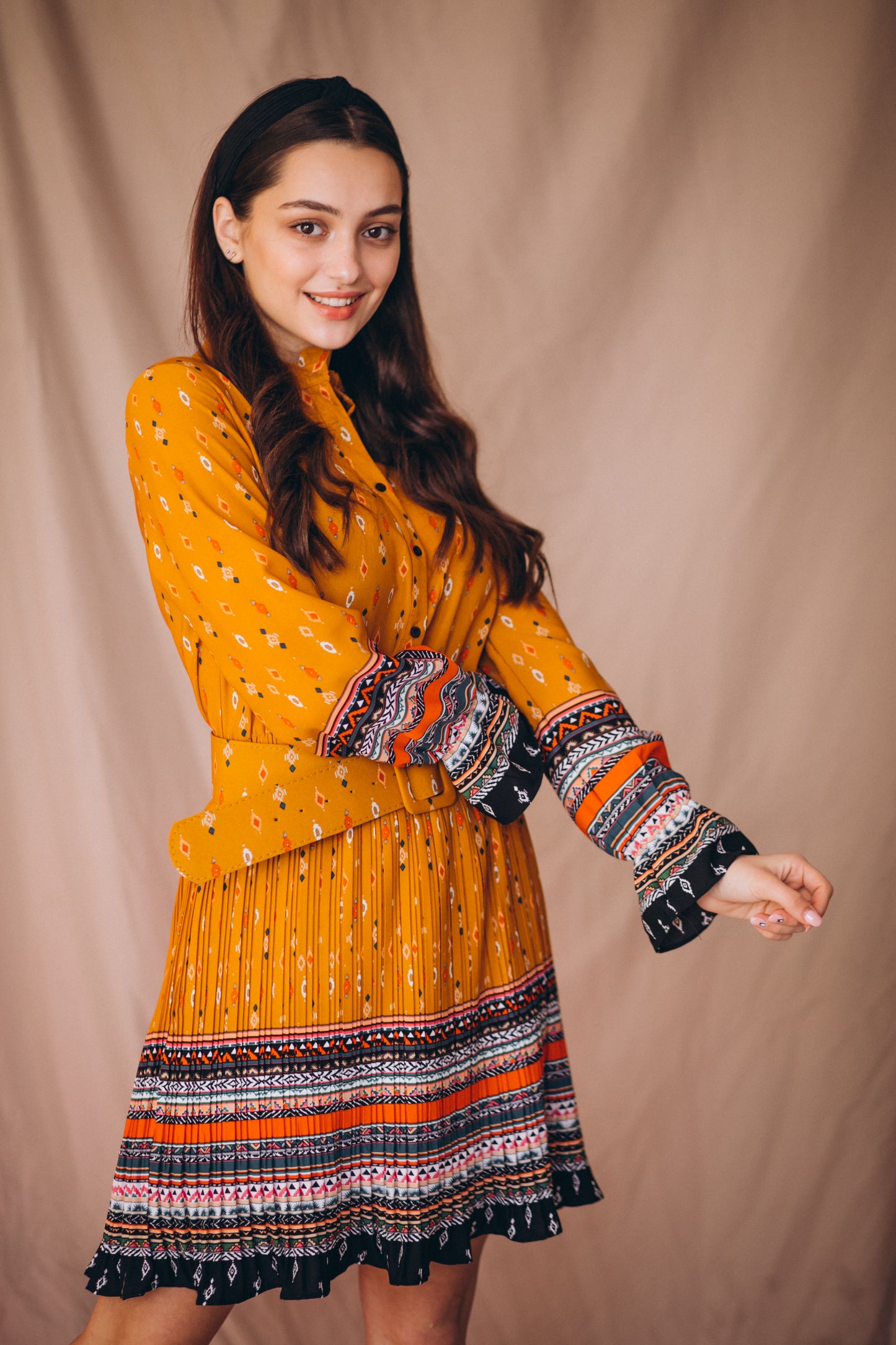 Indigo Bloom Handprinted Kurti